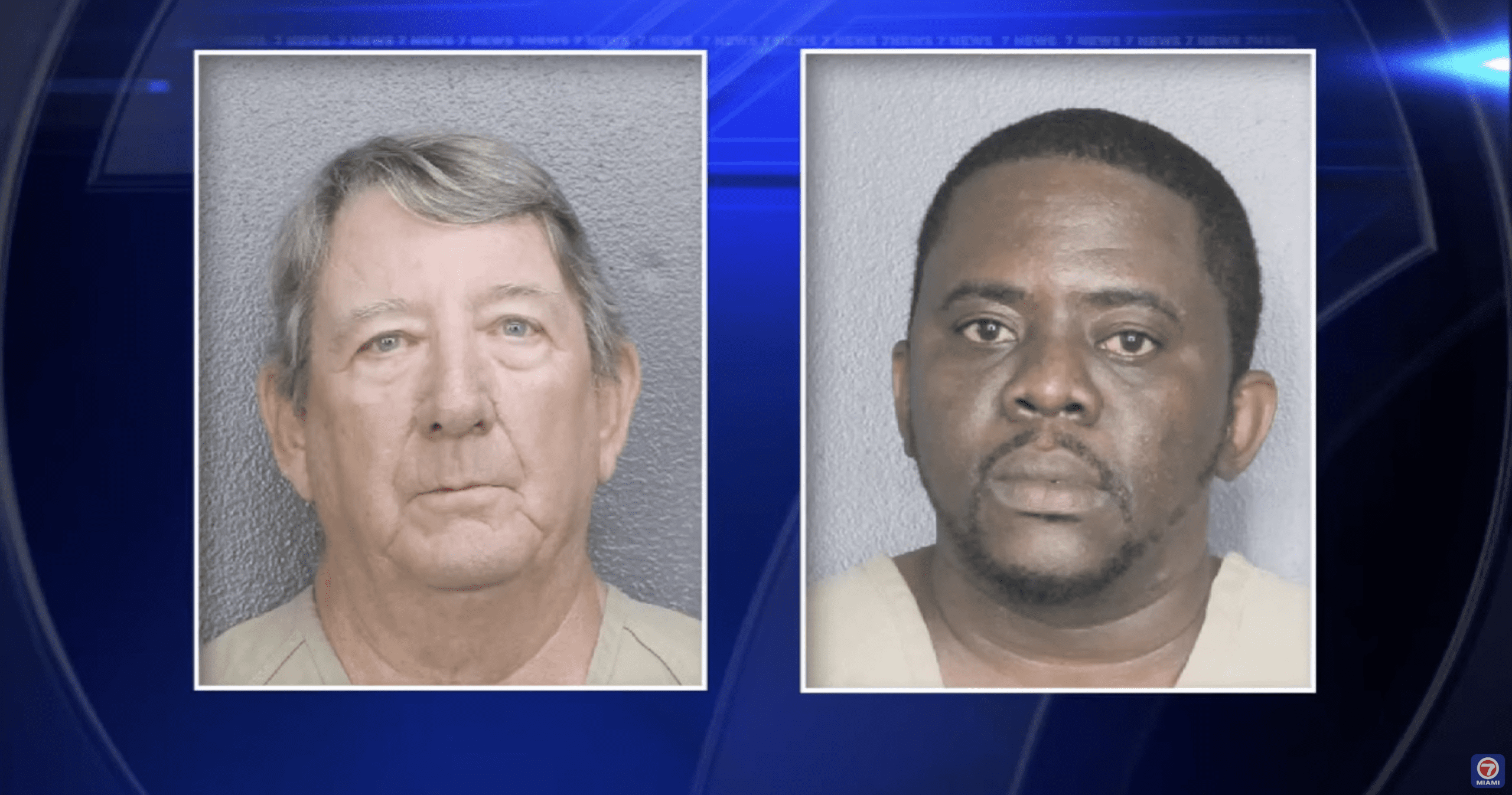 O’Neil Elliott, the 43-year-old director of security, and condo building manager, Donald Fitch, 75, were both charged with burglary